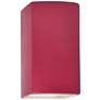 Ambiance Ceramic 5.25" Cerise LED ADA Outdoor Wall Sconce