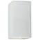 Ambiance Ceramic 5.25" Gloss White LED ADA Outdoor Wall Sconce