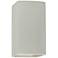 Ambiance Ceramic 5.25" Matte White LED ADA Outdoor Wall Sconce