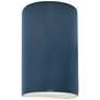 Ambiance Ceramic Cylinder 5.75" Midnight Sky LED Open ADA Outdoor Scon
