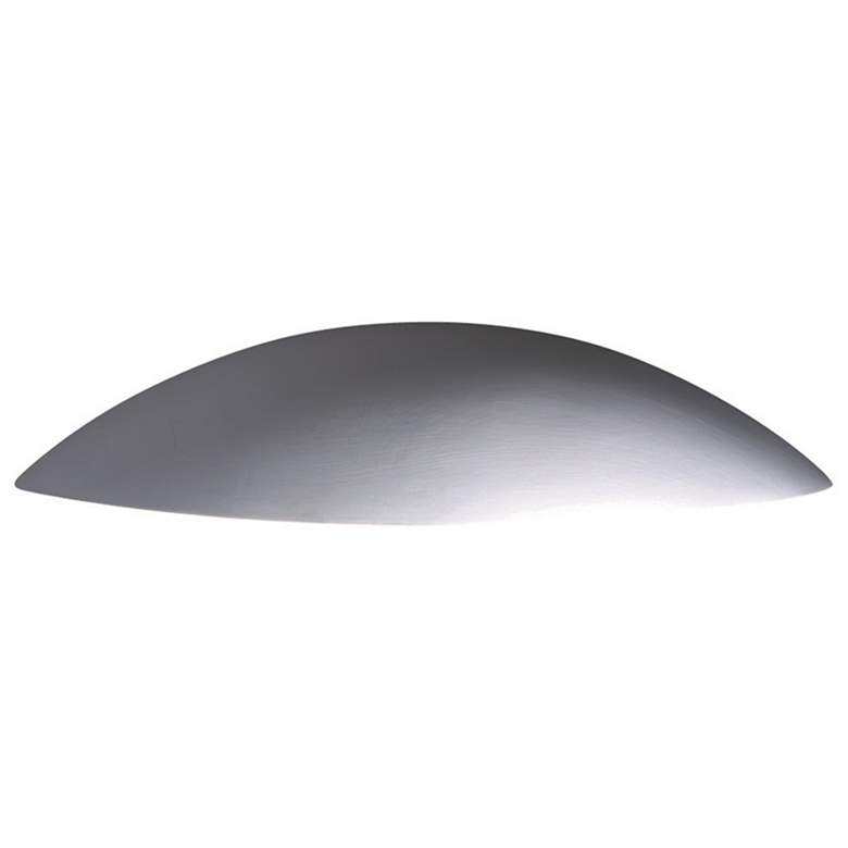 Image 1 Ambiance Ceramic Sliver 23" Bisque Downlight Outdoor Wall Sconce