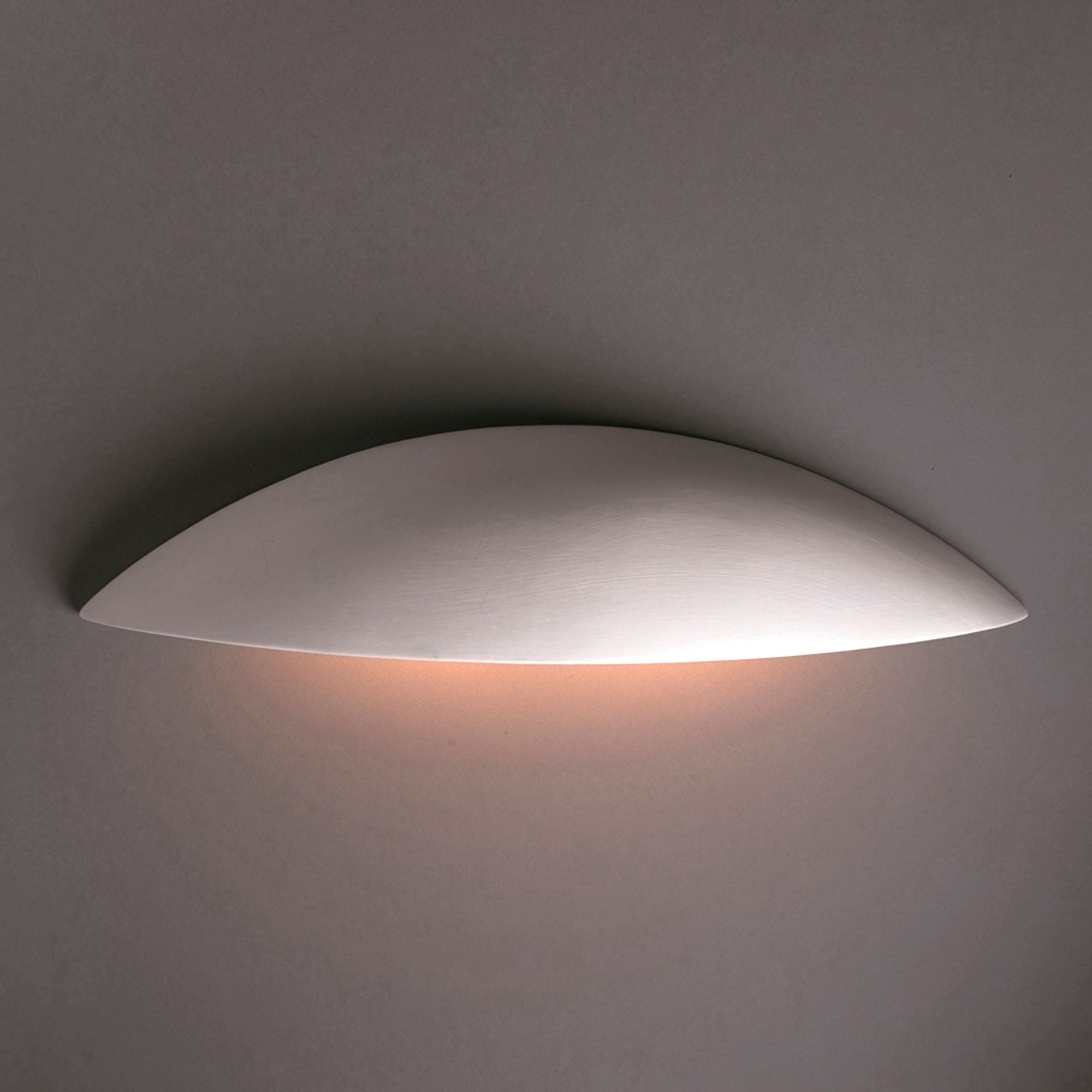 Ambiance Ceramic Sliver 23" Bisque Downlight Outdoor Wall Sconce