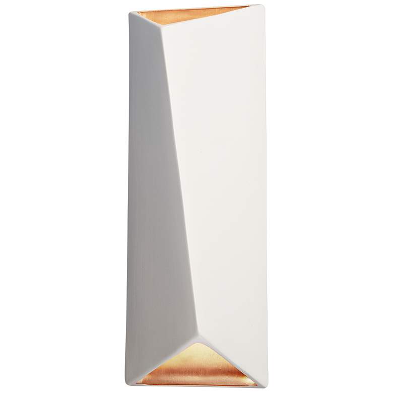 Image 1 Ambiance Collection 16" High Matte White LED Wall Sconce