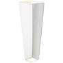 Ambiance Collection 17" High Gloss White LED Wall Sconce