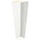 Ambiance Collection 17" High Gloss White LED Wall Sconce