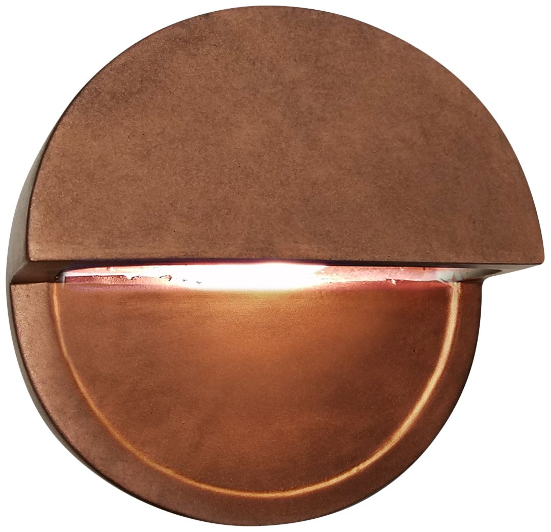 Ambiance Collection 8"H Copper Dome LED Outdoor Wall Light - Made to Order