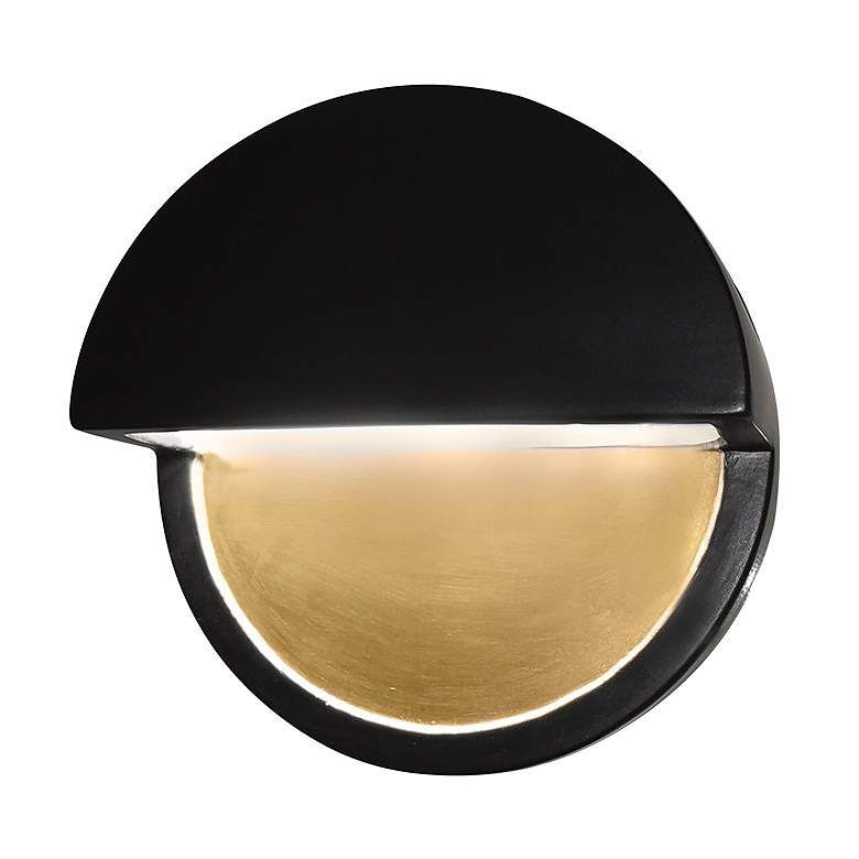 Image 2 Ambiance Collection™ 8"H Black Dome LED Outdoor Wall Light