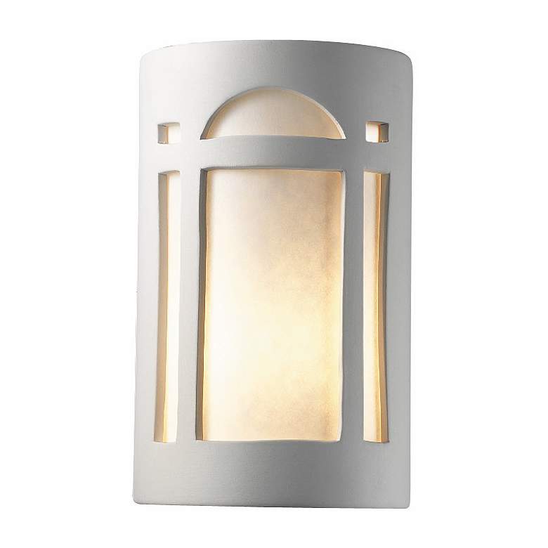 Image 1 Ambiance Collection 9.5" High Bisque Wall Sconce