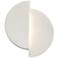 Ambiance Collection 9" High Bisque Ceramic LED Modern Wall Sconce
