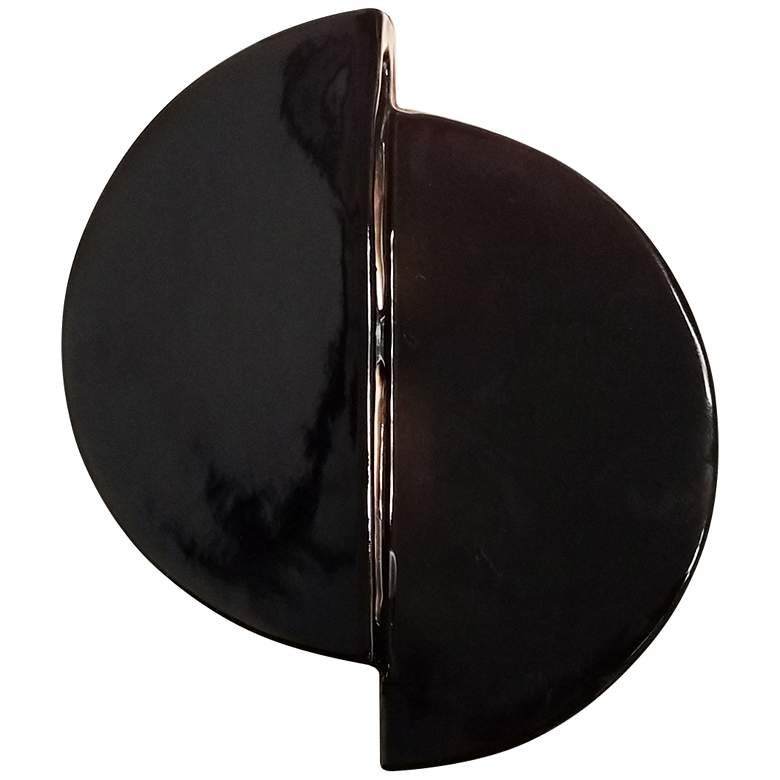 Image 1 Ambiance Collection 9" High Gloss Black LED Wall Sconce