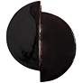 Ambiance Collection 9" High Gloss Black LED Wall Sconce