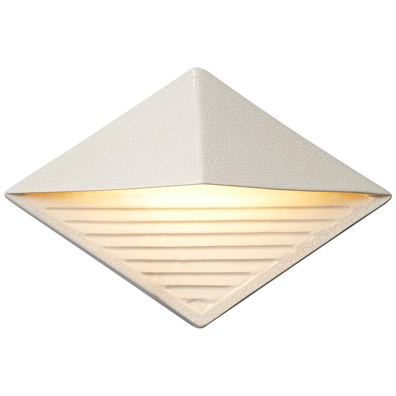 Image 1 Ambiance Collection™ 8" High White LED Outdoor Wall Light