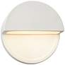 Ambiance Collection&trade; 8"H Bisque Dome LED Outdoor Wall Light