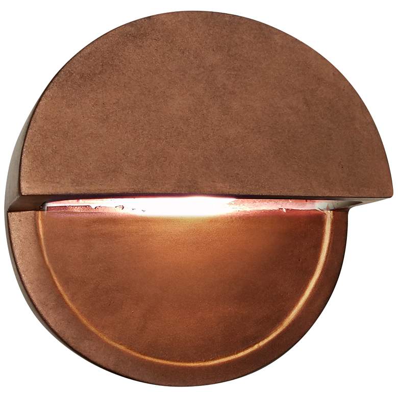 Image 1 Ambiance Collection™ 8"H Copper Dome LED Outdoor Wall Light