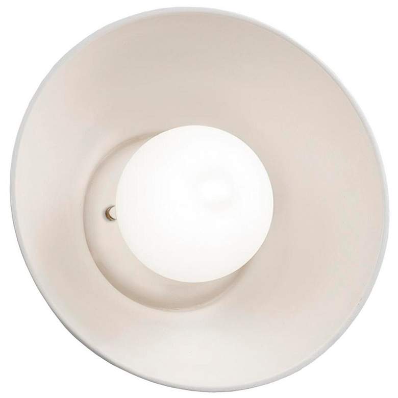 Image 2 Ambiance Coupe 10" High Bisque LED Wall Sconce