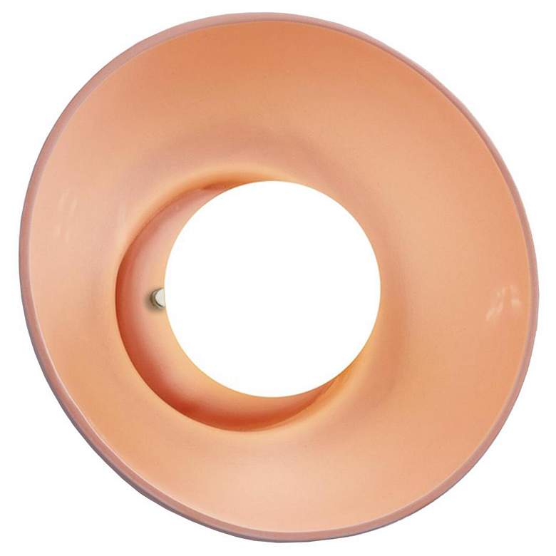 Image 2 Ambiance Coupe 10" High Gloss Blush LED Wall Sconce