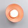 1_Ambiance Coupe 10" High Gloss Blush LED Wall Sconce
