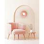 3_Ambiance Coupe 10" High Gloss Blush LED Wall Sconce more views