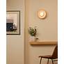 6_Ambiance Coupe 10" High Matte Black and Gold LED Wall Sconce more views