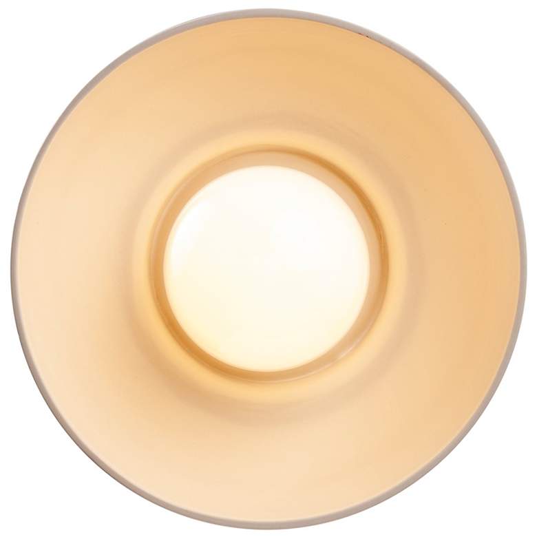 Image 3 Ambiance Coupe 10" High Matte White LED Wall Sconce more views