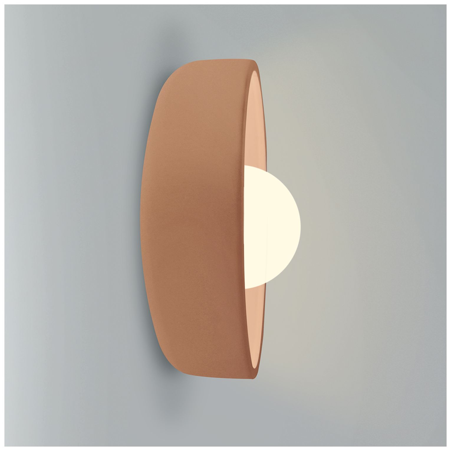 Image 4 Ambiance Coupe 4" High Adobe Wall Sconce more views