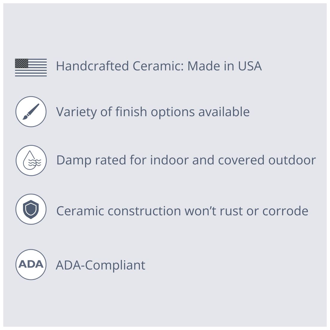 Image 2 Ambiance Coupe 4" High Canyon Clay Wall more views