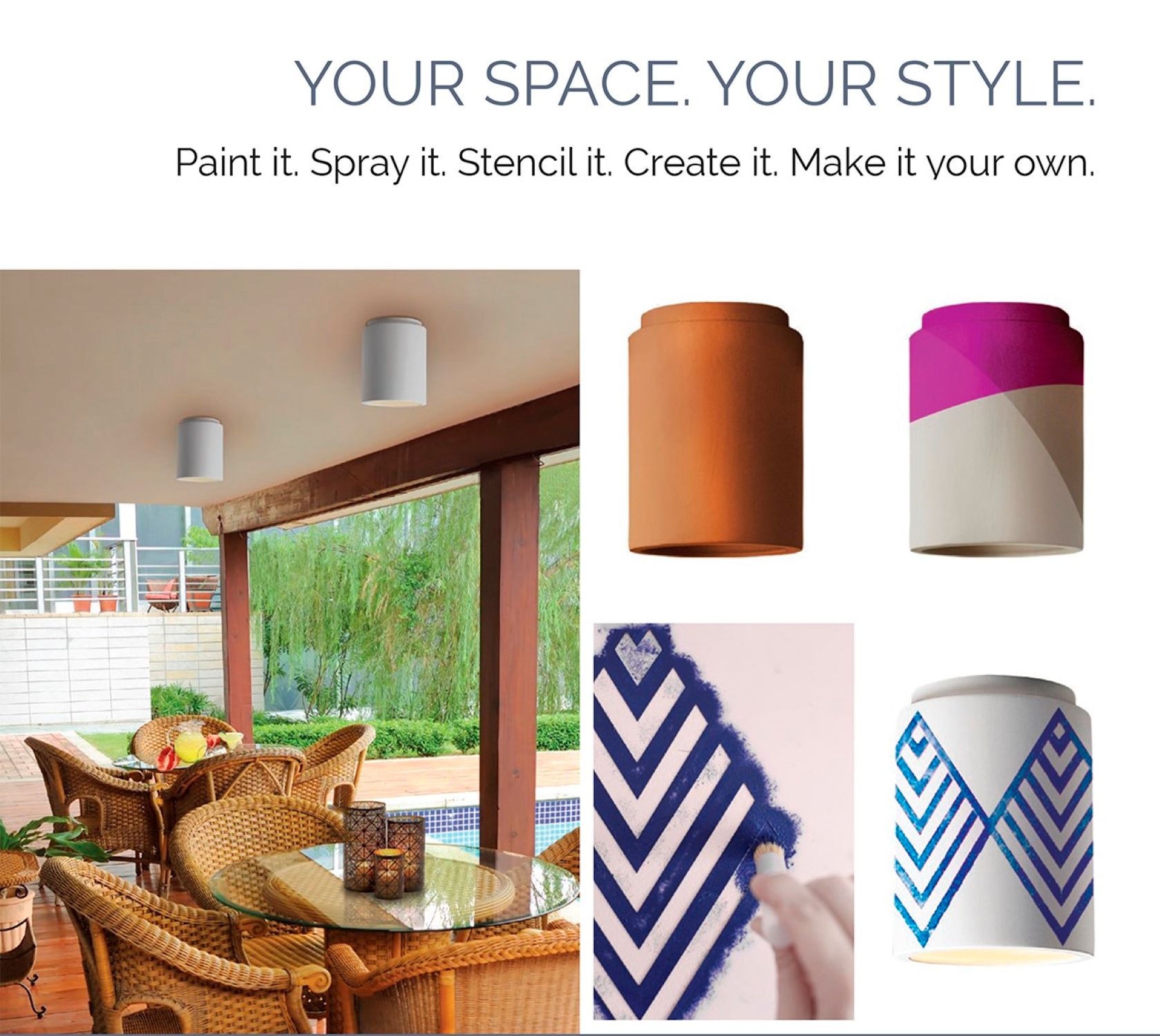 Image 4 Ambiance Cylinder 10.75" Bisque Open Top & Bottom Outdoor Wall Sconce more views