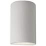 2_Ambiance Cylinder 12 1/2" High Bisque ADA Wall Sconce