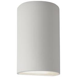 Ambiance Cylinder 12 1/2" High Bisque ADA Wall Sconce