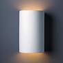 1_Ambiance Cylinder 12 1/2" High Bisque ADA Wall Sconce