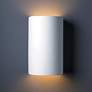 1_Ambiance Cylinder 12 1/2" High Bisque Wall Sconce
