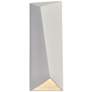 Ambiance Diagonal 22" High Bisque 2-Light LED Ceramic Wall Sconce