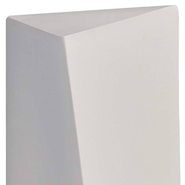Image 2 Ambiance Diagonal 22" High Bisque 2-Light LED Ceramic Wall Sconce more views