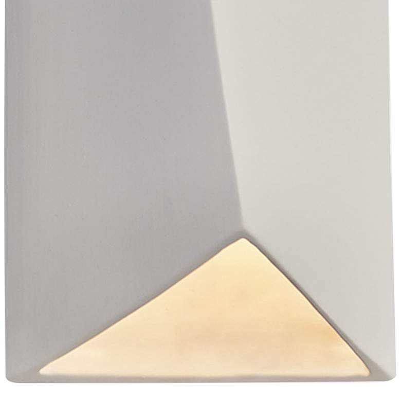 Image 3 Ambiance Diagonal 22" High Bisque 2-Light LED Ceramic Wall Sconce more views