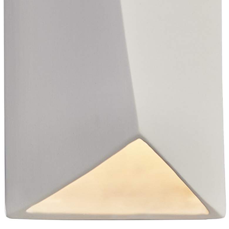 Image 3 Ambiance Diagonal 22"H Bisque 2-Light LED Ceramic Wall Sconce more views