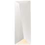 Ambiance Diagonal 22"H White Crackle 2-Light LED Ceramic Wall Sconce