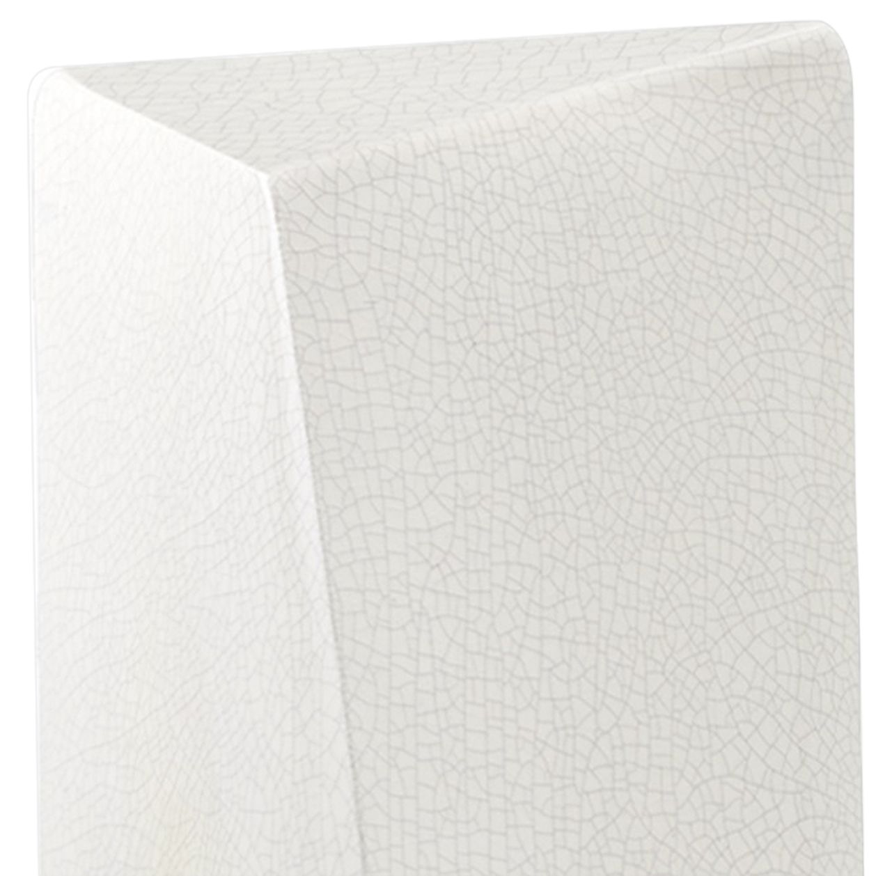 Image 2 Ambiance Diagonal 22"H White Crackle 2-Light LED Ceramic Wall Sconce more views