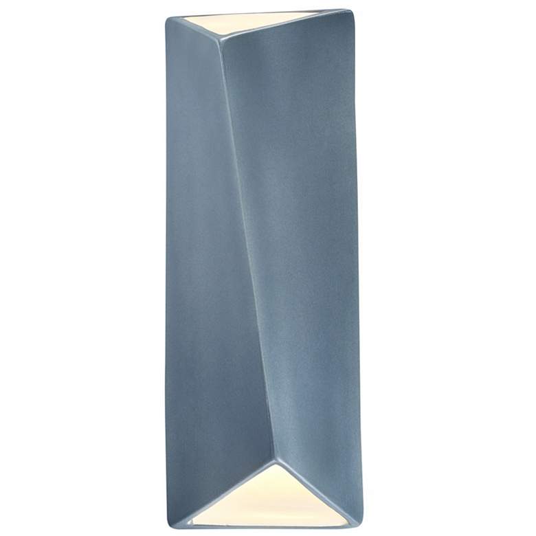 Image 1 Ambiance Diagonal Rectangle LED Wall Sconce - Midnight Sky with White