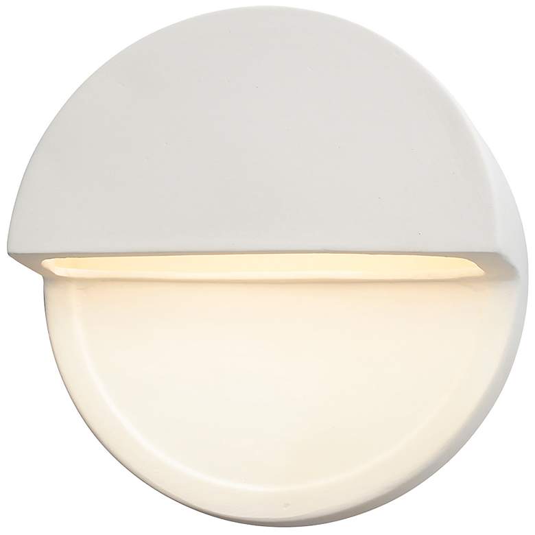 Image 3 Ambiance Dome 8" High Bisque Closed Top LED ADA Wall Sconce