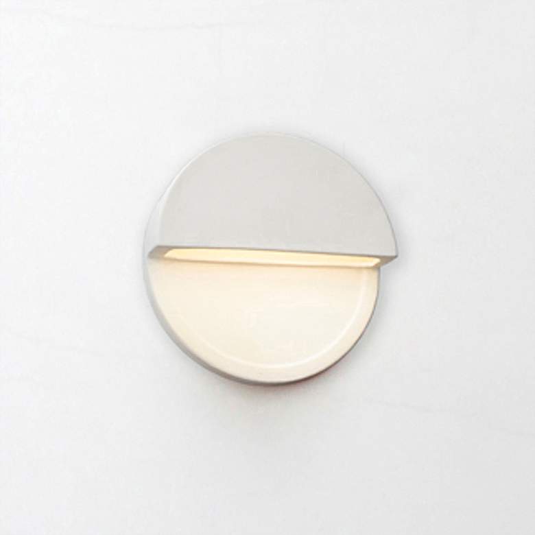 Image 2 Ambiance Dome 8" High Bisque Closed Top LED ADA Wall Sconce