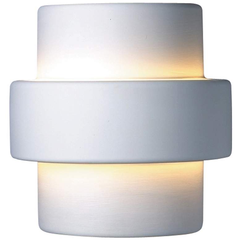 Image 1 Ambiance Large Step Wall Sconce - Bisque - LED