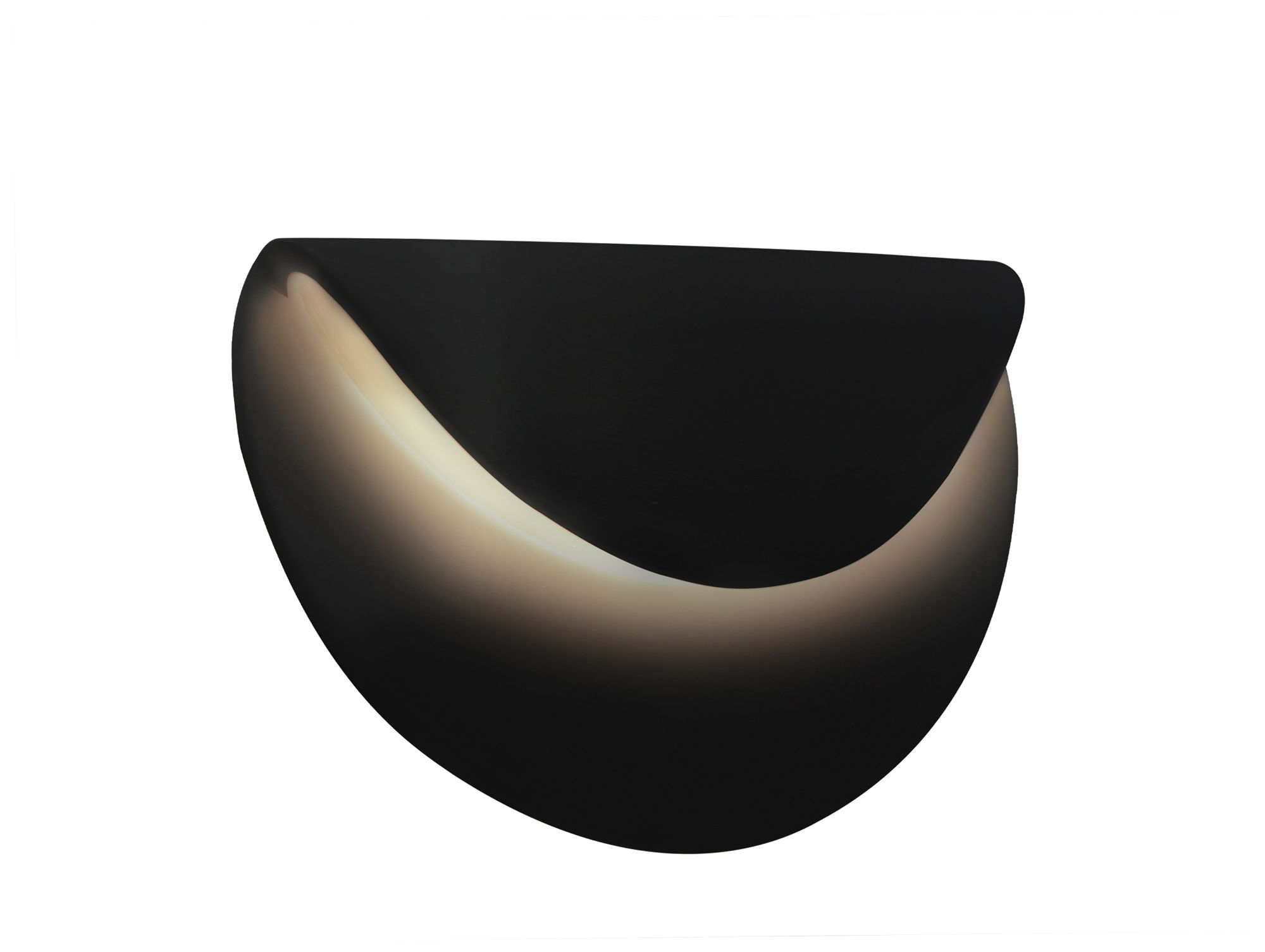 Image 3 Ambiance Petal 9" High Carbon Matte Blac more views