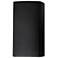 Ambiance Rectangle 5.25" Carbon Matte Black Open Top & Bottom ADA