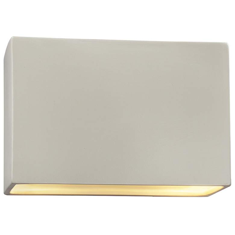 Image 1 Ambiance Rectangle Wall Sconce - Closed Top - 10" - LED - Matte White