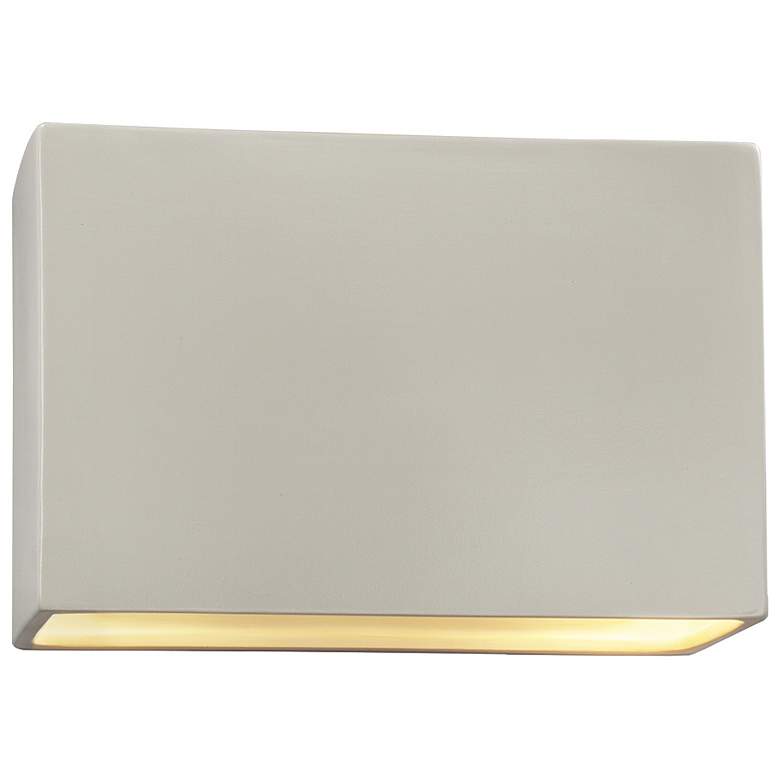 Image 1 Ambiance Rectangle Wall Sconce - Closed Top - 12" - LED - Matte White