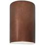 Ambiance Small Cylinder - Open Wall Sconce - Antique Copper - Incandescent