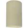 Ambiance Small Cylinder - Open Wall Sconce - Vanilla Gloss - Incandescent
