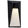 Ambiance Vertice LED Wall Sconce - Gloss Black with Matte White Internal