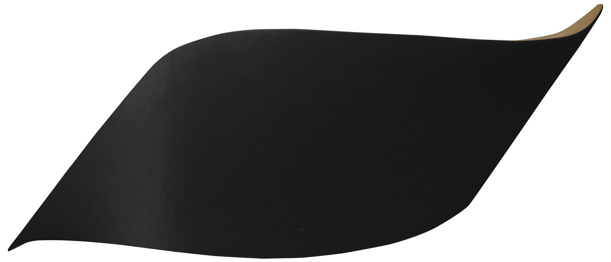 Ambiance Wave 5"H Carbon Matte Black w/