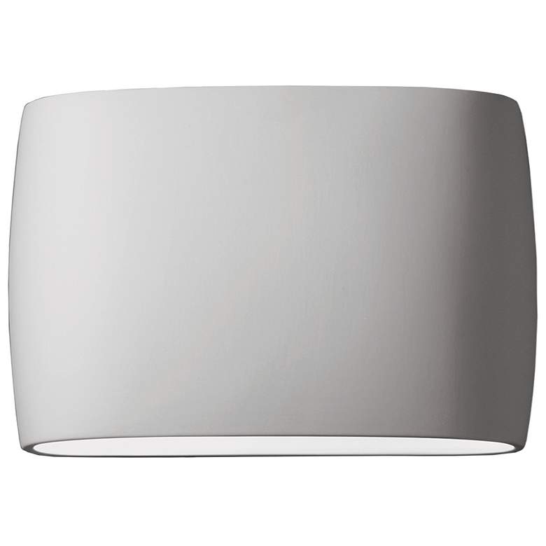 Image 1 Ambiance Wide Oval Open Wall Sconce - Large - LED - Bisque